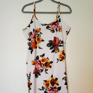 White Floral dress